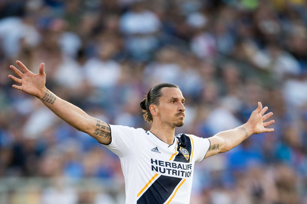 A fines de marzo de este año, Zlatan Ibrahimovic se convirtió en jugador de LA Galaxy. (USA Today Images)