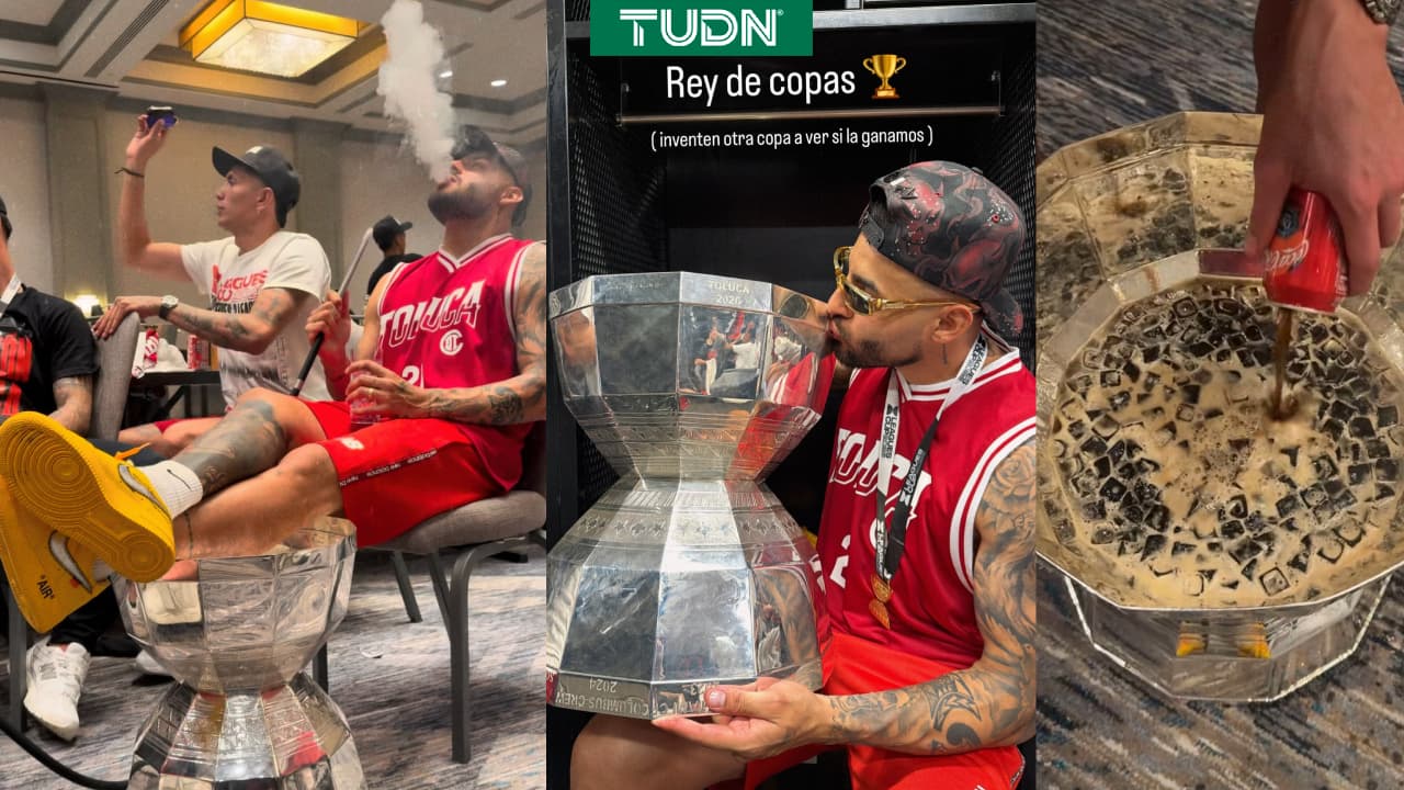 El polémico festejo de Alexis Vega con el trofeo de la Leagues Cup