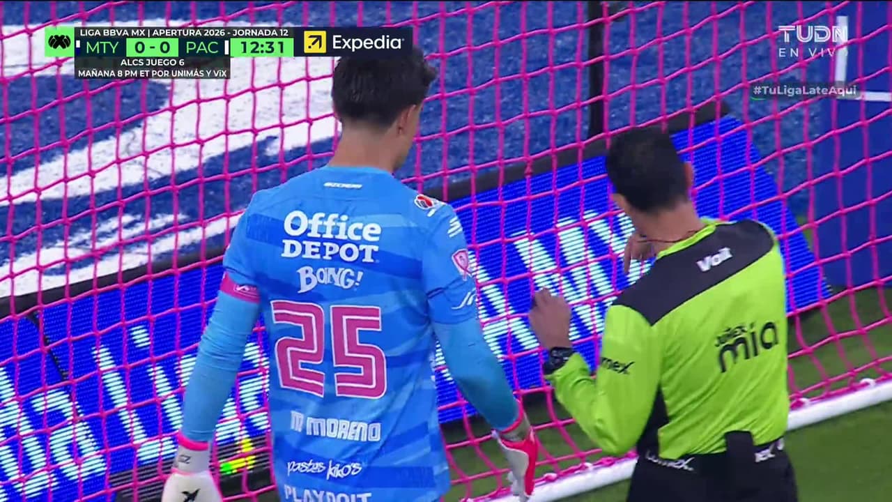 ¡GOL!  anota para Monterrey. Ricardo Chávez
