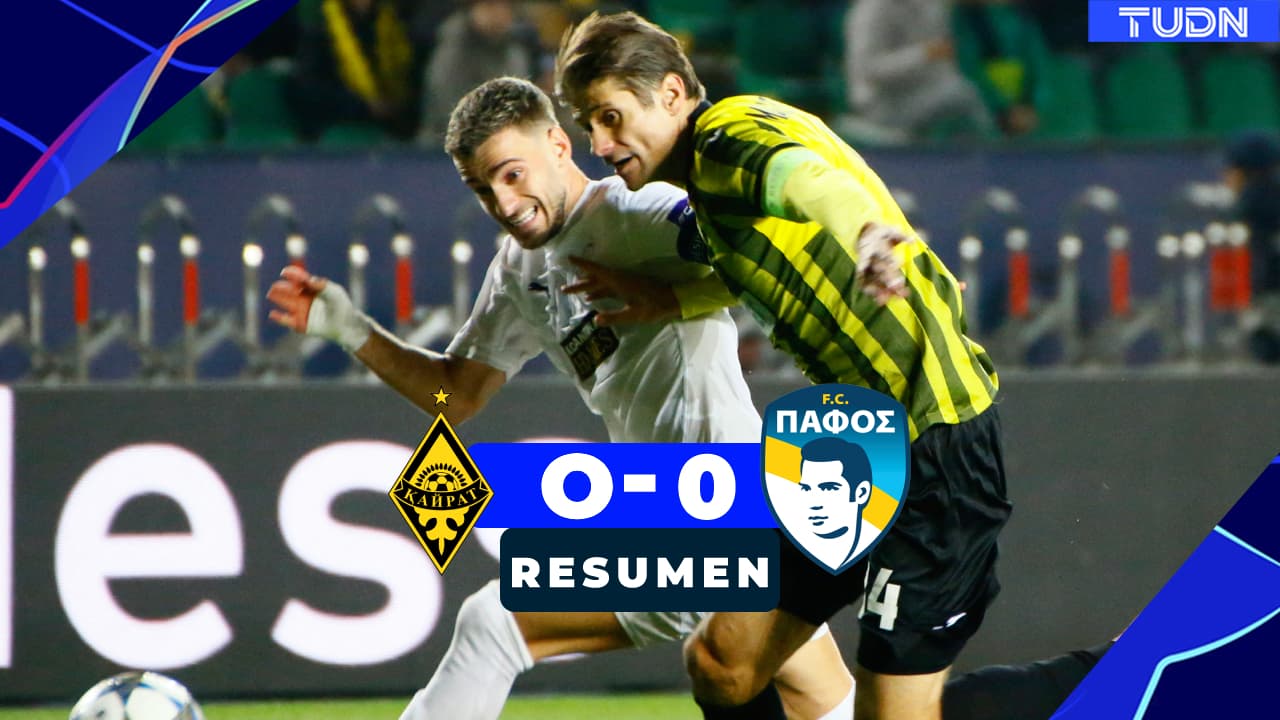Resumen | Kairat y Pafos dejan las emociones para otro día