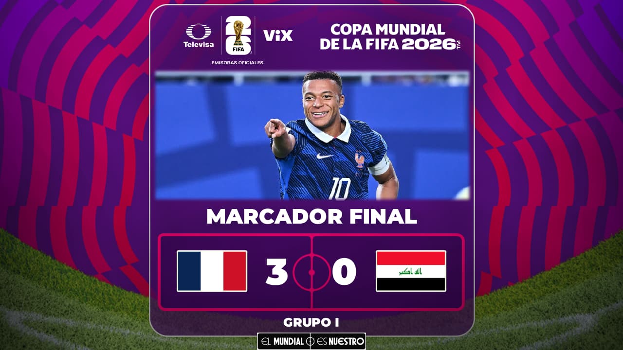 Resumen | ¡Victoria de Les Bleus! Francia domina a Irak y se clasifica a 16vos