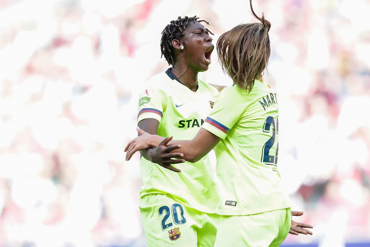 Asisat Oshoala anotó al minuto 20 del segundo tiempo el 1-0 a favor de Barcelona.