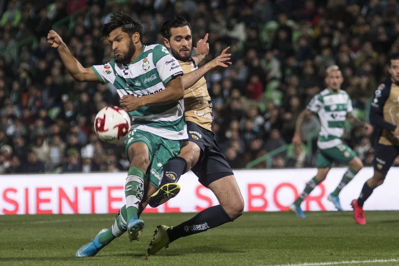 Santos llega a cuatro puntos de 12 posibles con un inicio de torneo aletargado y los auriazules están en tercer puesto con ocho puntos.