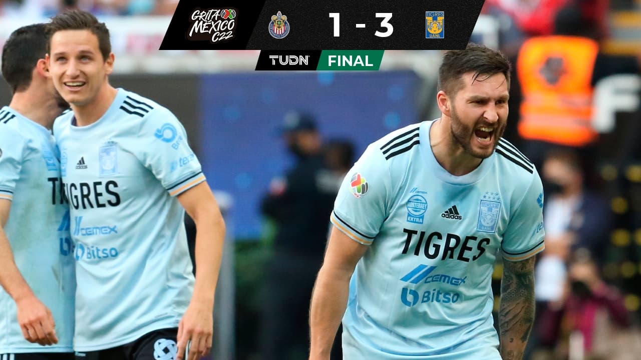 Tigres propina a Chivas su primera derrota en Guadalajara