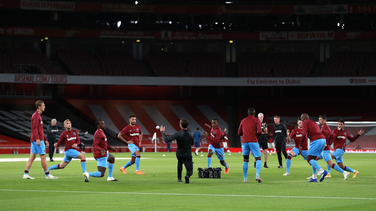 West Ham anuncia tres positivos en pleno partido de la Carabao Cup