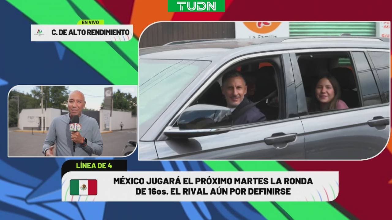 Tras el triunfo de México, jugadores conviven con sus familias