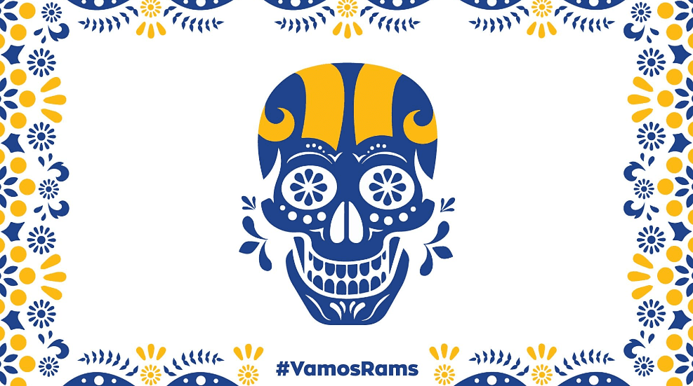 Los únicos invictos de la NFL y que viajarán en próximas fechas a la Ciudad de México, los Los Angeles Rams también haciéndose presentes en la festividad.