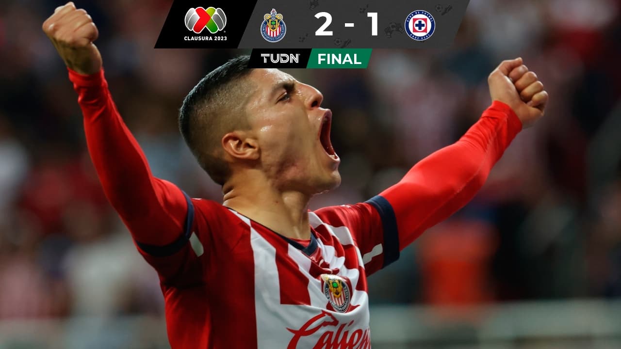 ¡Remontada! Chivas vence a Cruz Azul y apunta a Liguilla directa
