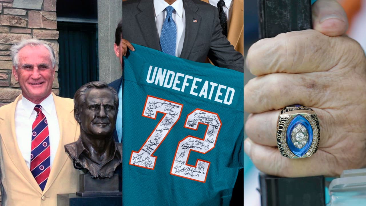 Estas son las imágenes que describen totalmente al gran Don Shula.