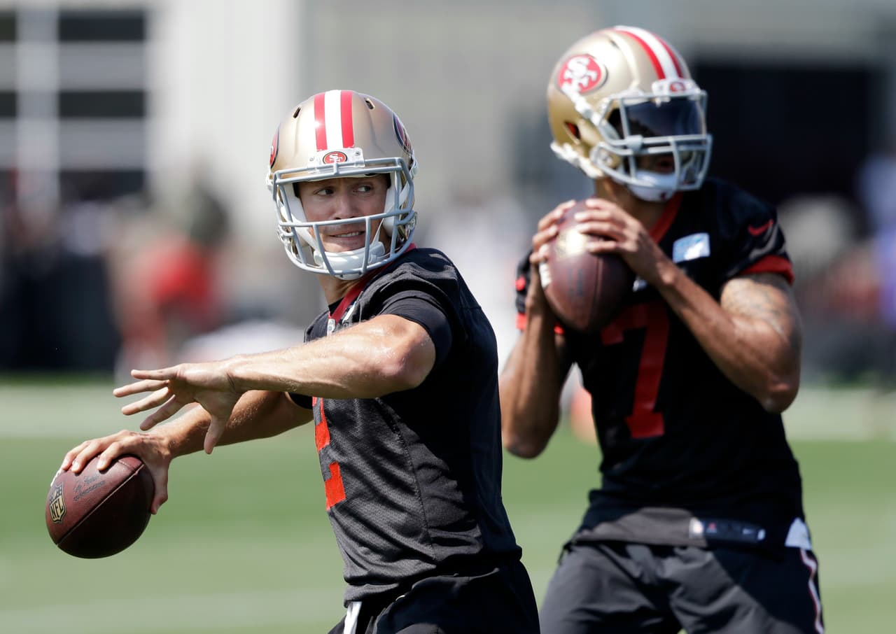 Blaine Gabbert y Colin Kaepernick tendrán las mismas oportunidades