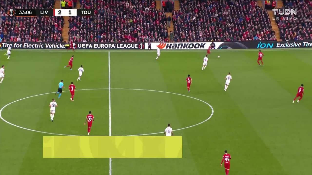 ¡GOL!  anota para Liverpool. Darwin Núñez