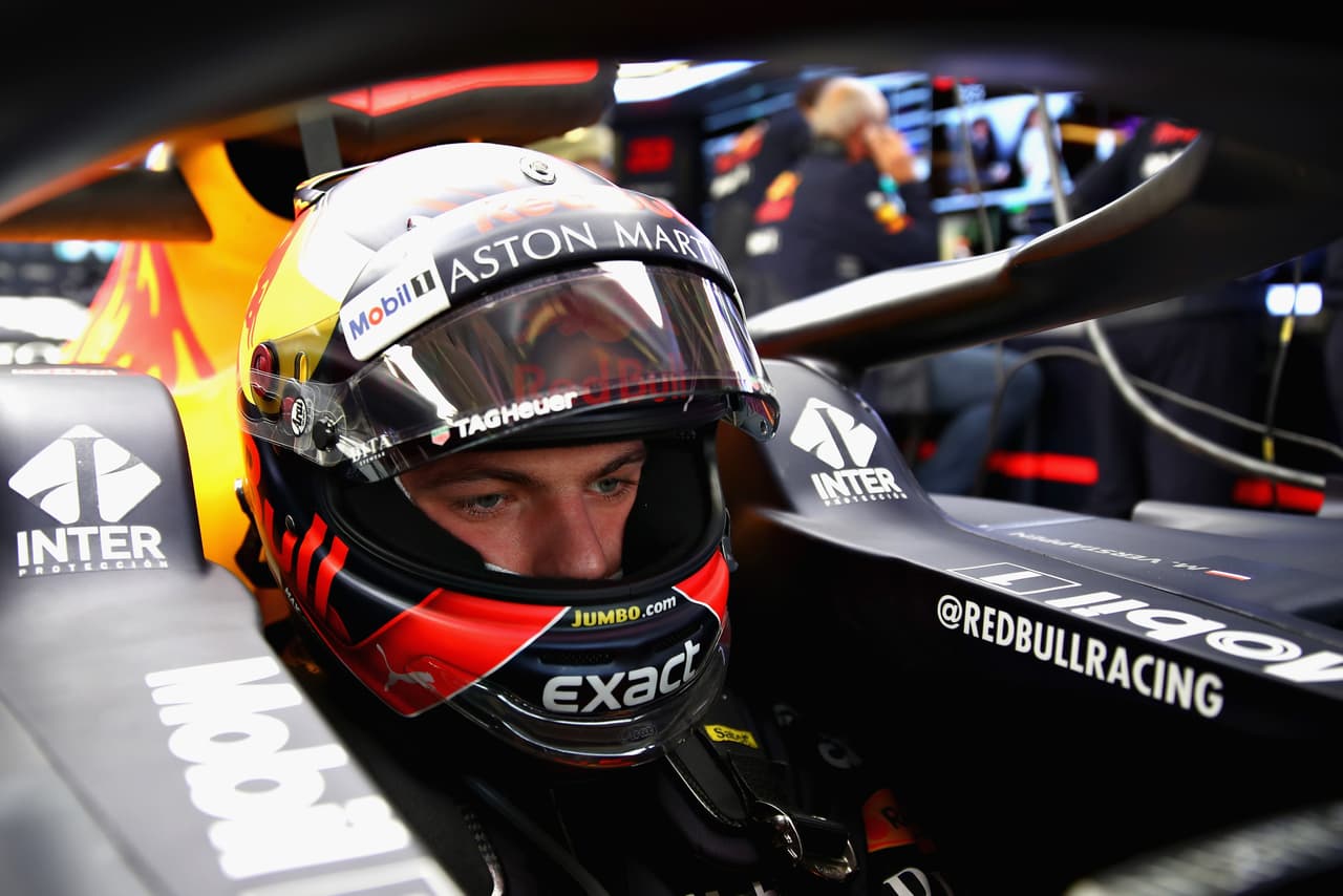 Max Verstappen, primero en la práctica inaugural del Gran Premio de México
