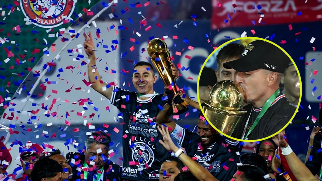 El mexicano Óscar Villa, figura y campeón en Guatemala con el Xelajú