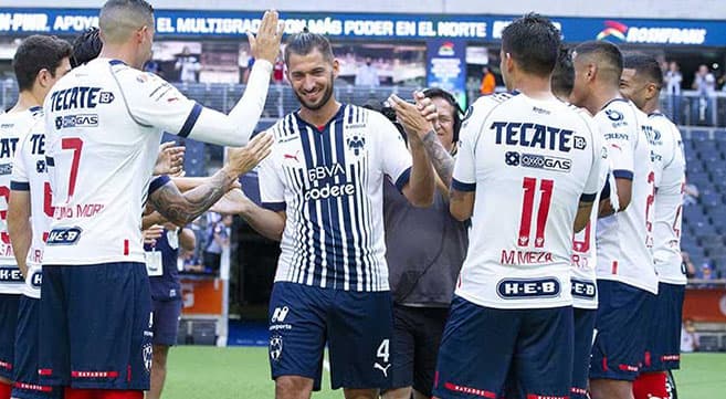 Monterrey no tuvo piedad con el América de Cali y le puso un baile en el amistoso.