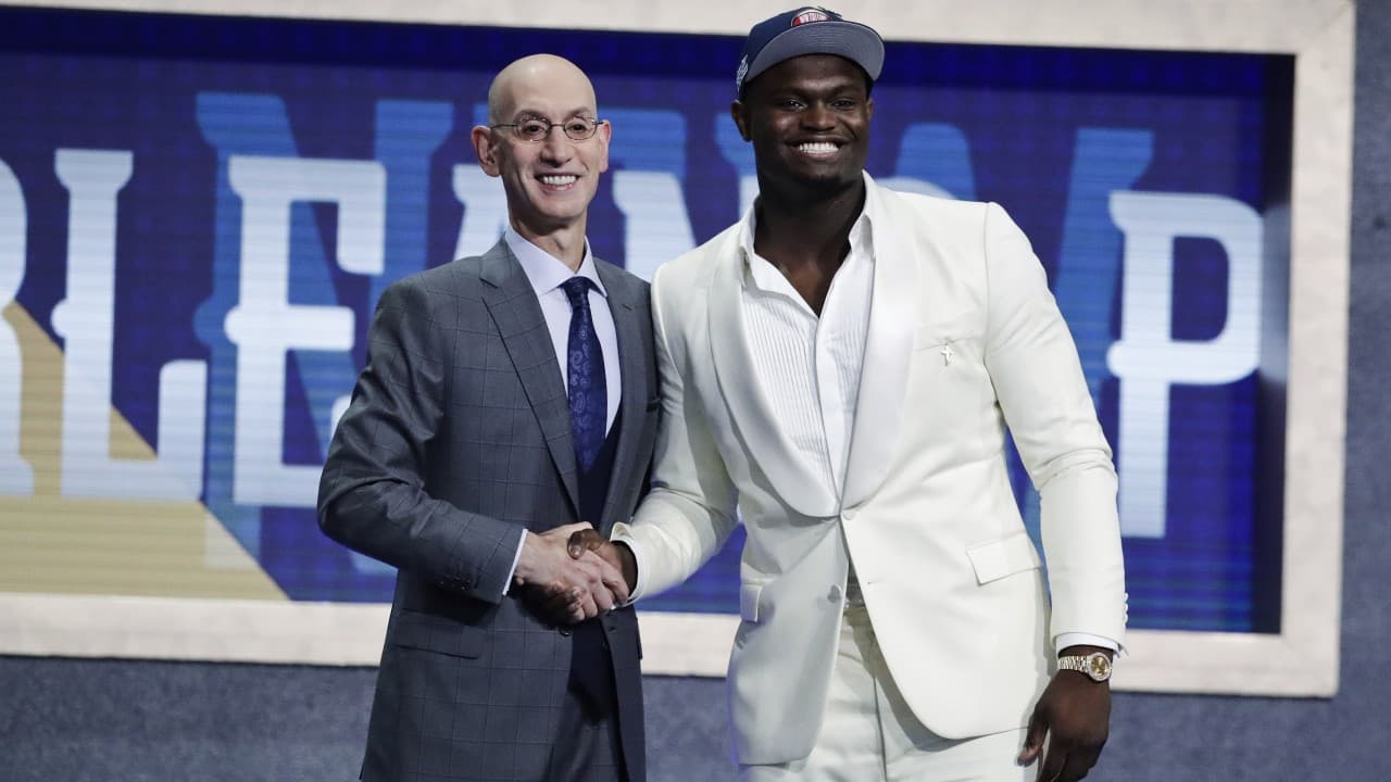 Zion Williamson es la primera selección global del Draft de la NBA y va con New Orleans