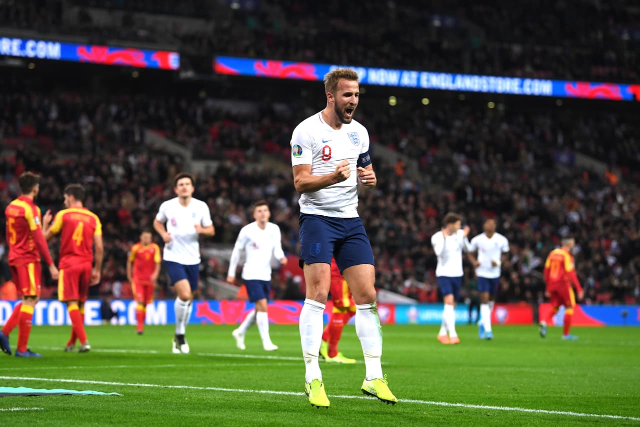 Harry Kane pone su sello a la victoria ante Montenegro anotando un hat trick. Inglaterra consigue su pase a la Euro 2020 con goleada por siete goles a cero.