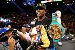 Mayweather Jr. expondrá títulos welter y superwelter ocntra Marcos Maidana.