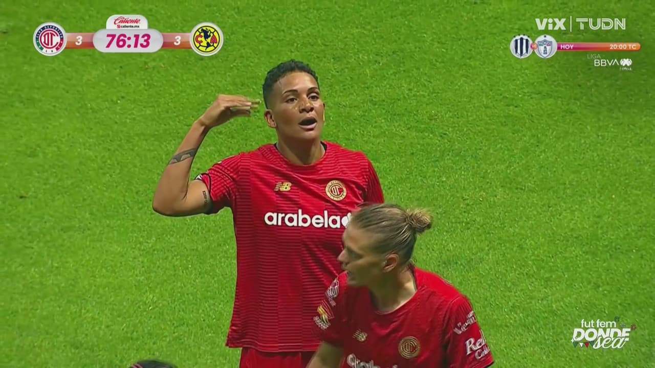 ¡Error de Paños! Shanice Van De Sanden marca el 3-3 para Toluca