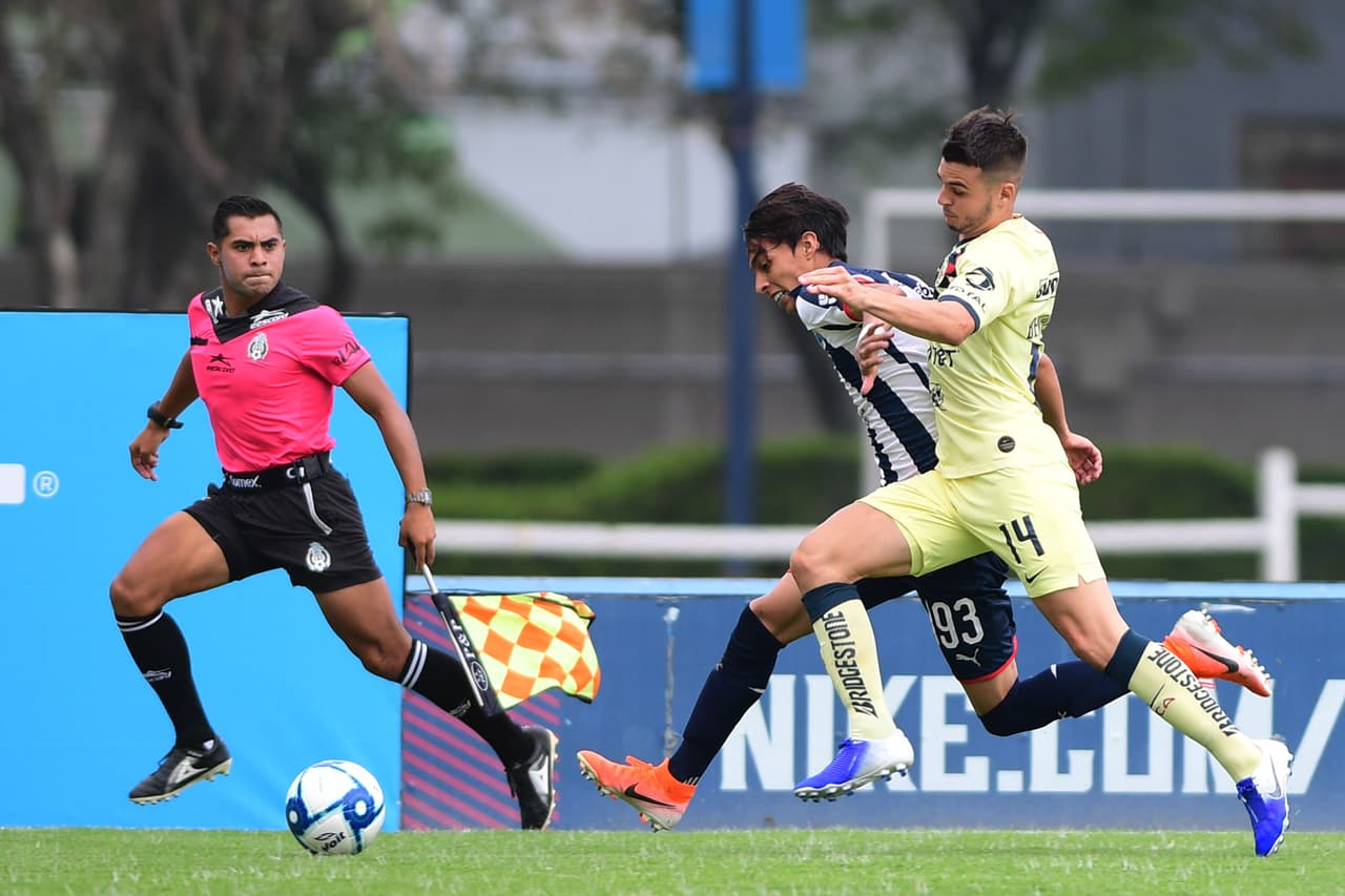 América y Monterrey empataron a uno en las canchas de Coapa, en su categoría Sub 20.