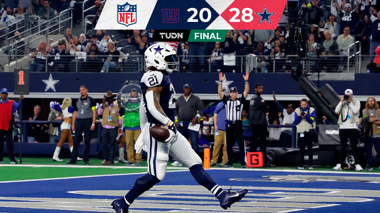 Cowboys gana en el Thanskgiving Day a Giants