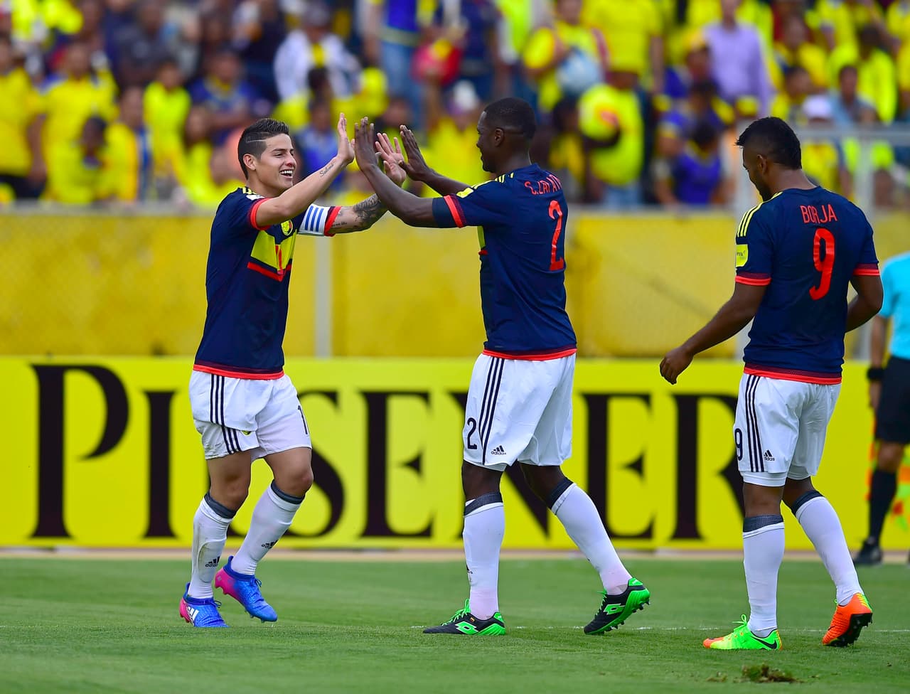 Para el '10' de la selección Colombia y el Real Madrid este fue su quinto gol en la presente eliminatoria.