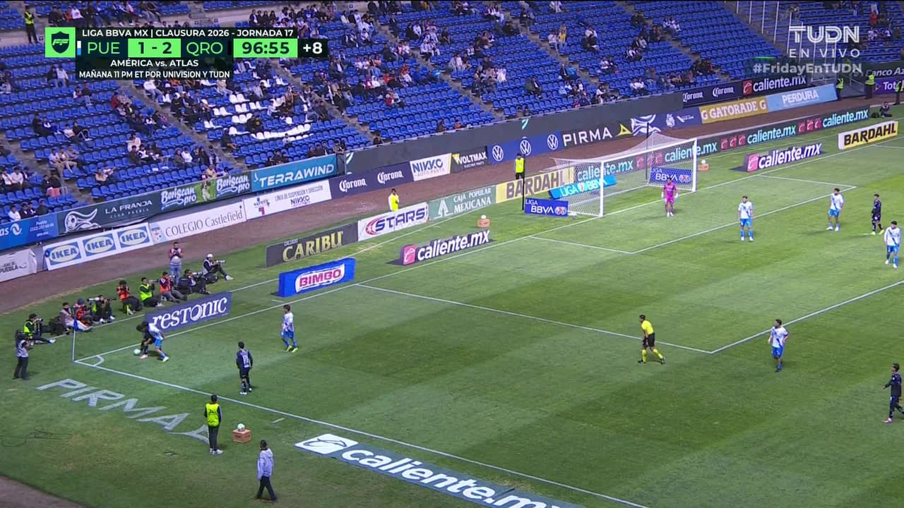 ¡TIRO ATAJADO! disparo por Lucas Rodríguez.