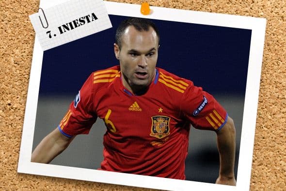 A pesar de la ausencia de Xavi, Andrés Iniesta se encargó de que España no extrañara al otro jugador del Barcelona.