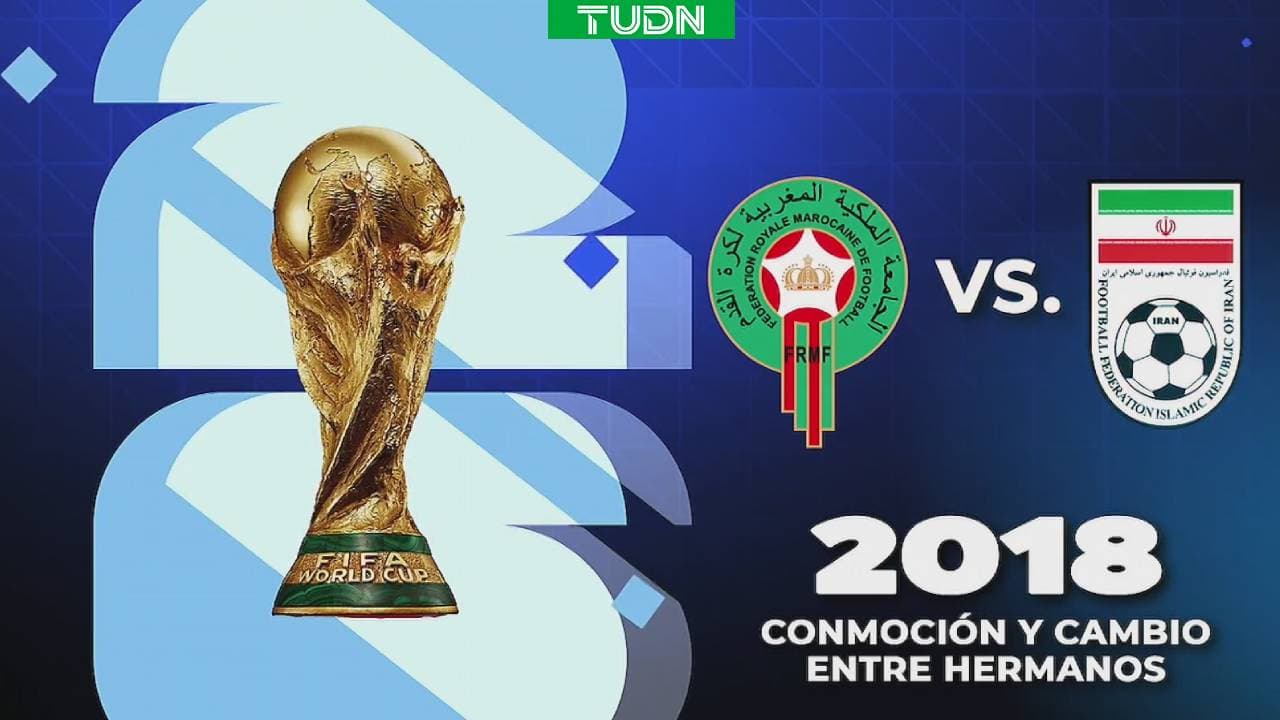 ¡Drama en el Marruecos vs. Irán por una conmoción cerebral!