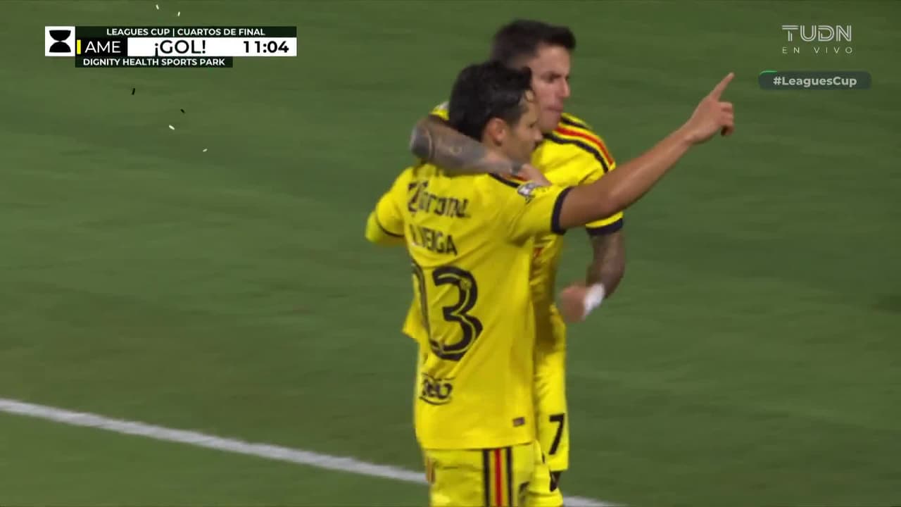 ¡Golazo enfermo del América! Veiga hace una obra de arte para el 1-0