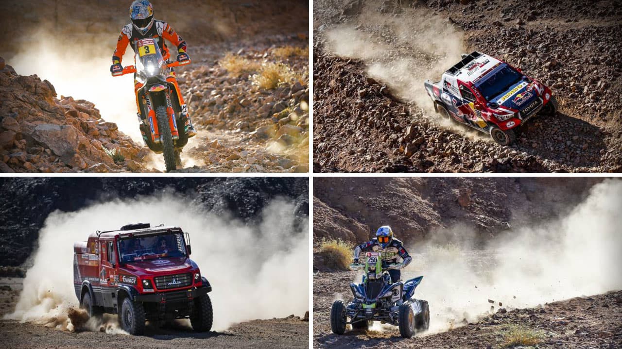Orlando Terranova lidera los autos en el Rally Dakar