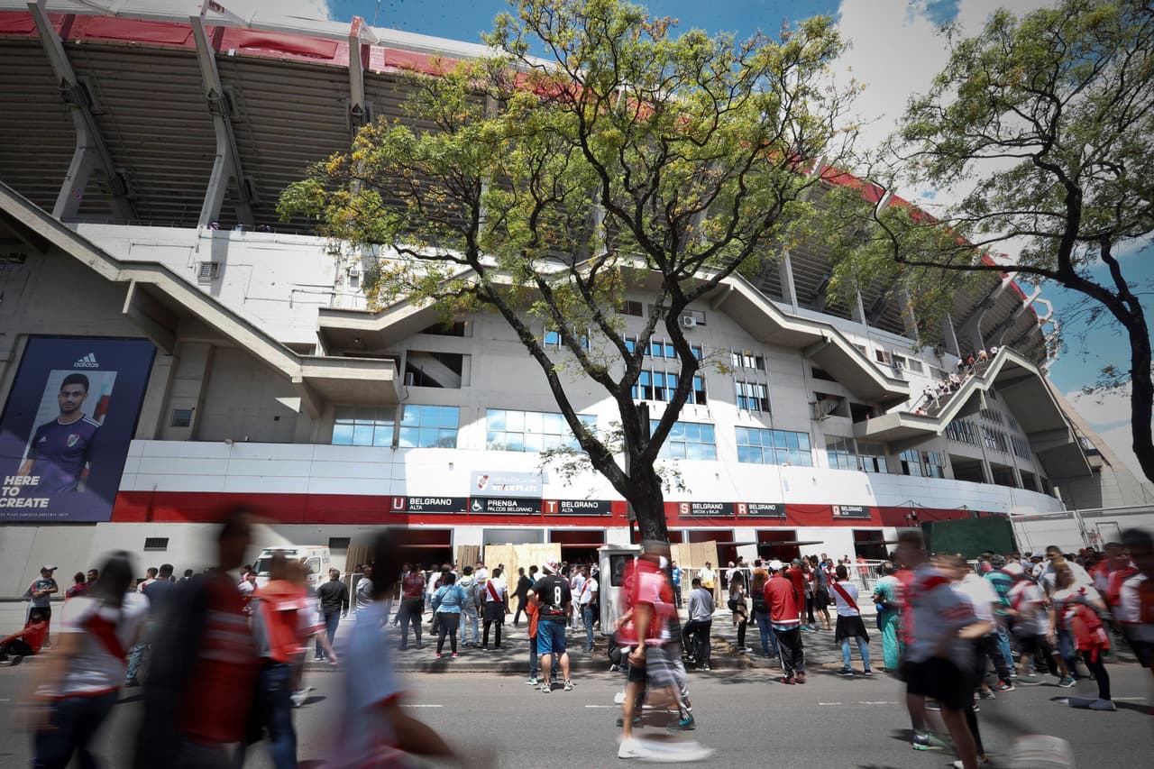 El estadio de la Banda Cruzada estaba impecable para esta jornada histórica de la Libertadores.