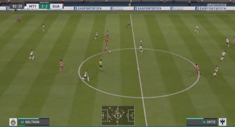 Gudiño logra despertar en el segundo tiempo y consigue sacar el empate ente los Rayados de Luis Cárdenas.