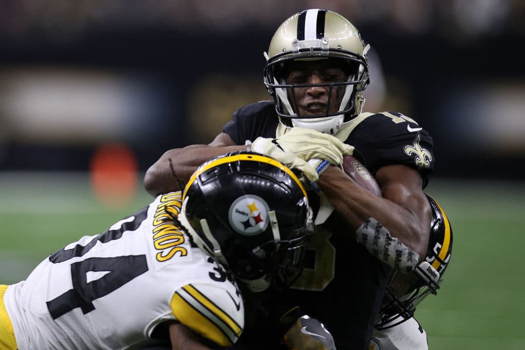 Y cuando restaban 1:25 en el partido, Drew Brees se conectó en pase de 2 yardas con Michael Thomas, una jugada que se revisó, y se validó el touchdown para afianzar el triunfo.