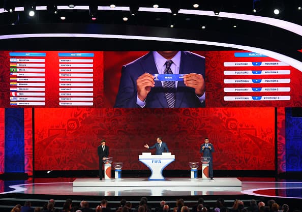 SoEn San Petesburgo se realizó el sorteo de la FIFA para las eliminatorias camino al Mundial Rusia 2018, en un evento que reunió música, baile, estrellas y algo de política.