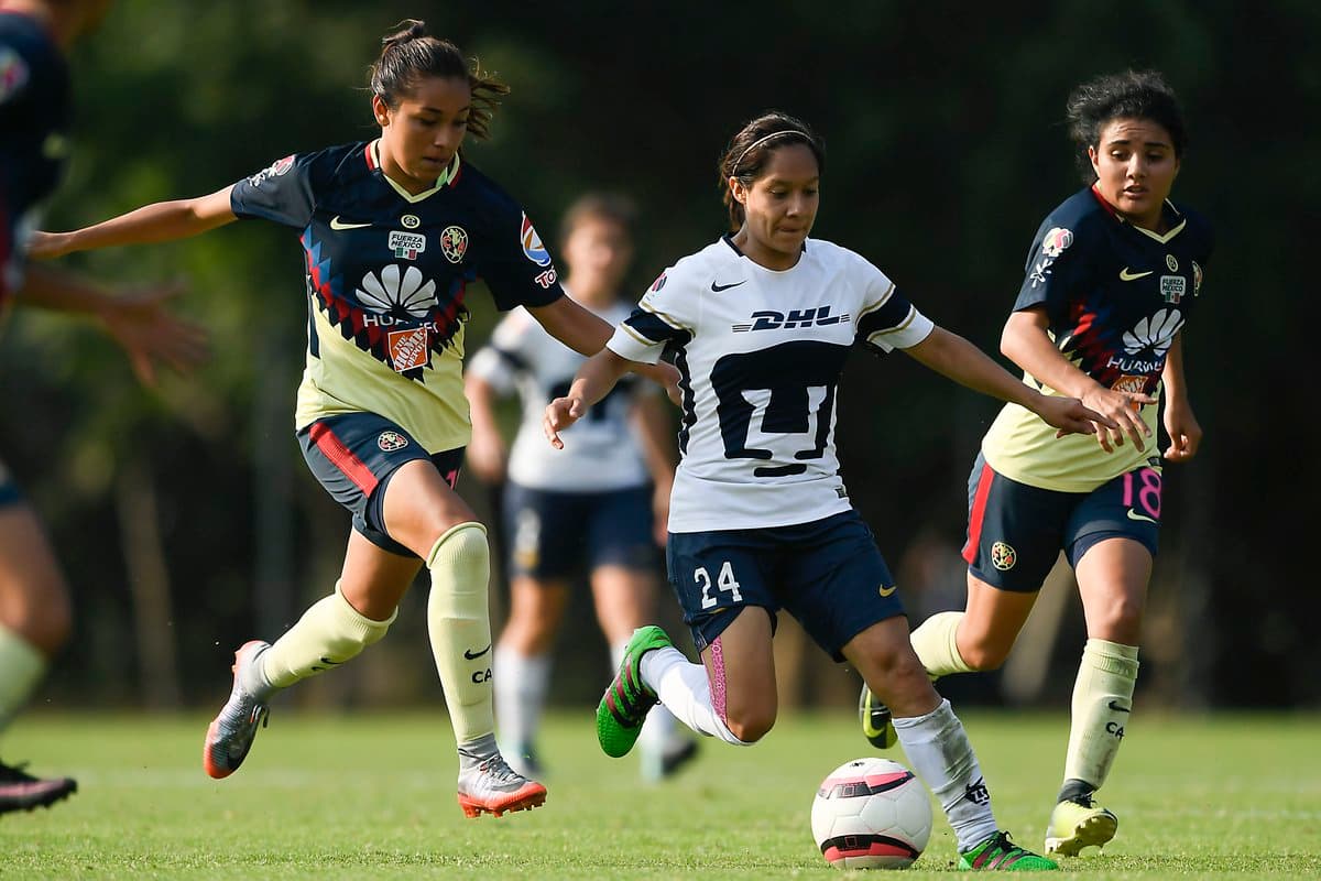 América se llevó el clásico femenil ante Pumas.