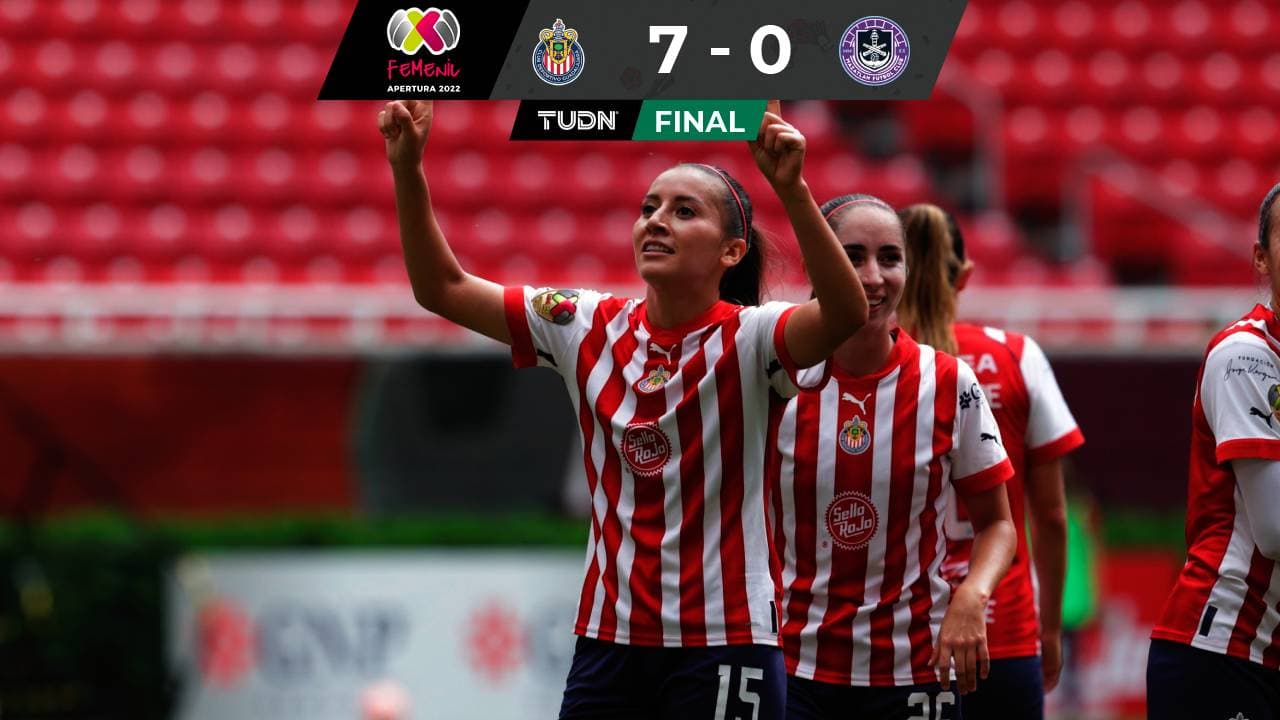 Chivas no se toca el corazón y golea a Mazatlán en la recuperación de su nivel en la Liga MX femenil