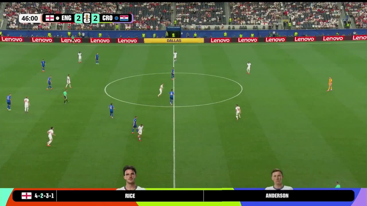 ¡GOL!  anota para Inglaterra. Jude Bellingham