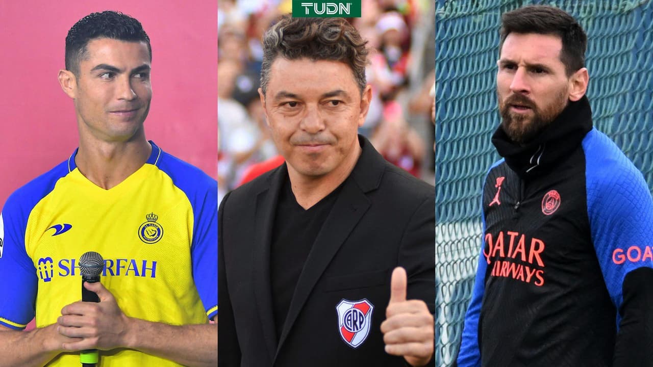 Marcelo Gallardo dirigirá a Cristiano Ronaldo en partido contra Lionel Messi