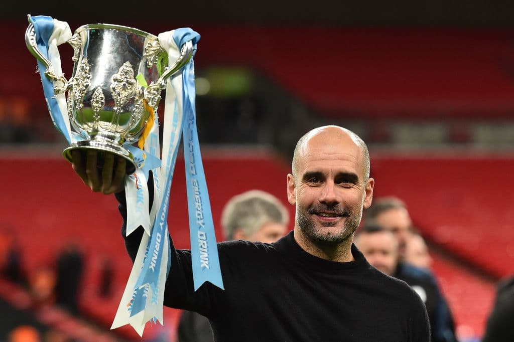 Manchester City, de la mano del catalán, vence al Aston Villa en la final de la League Cup.