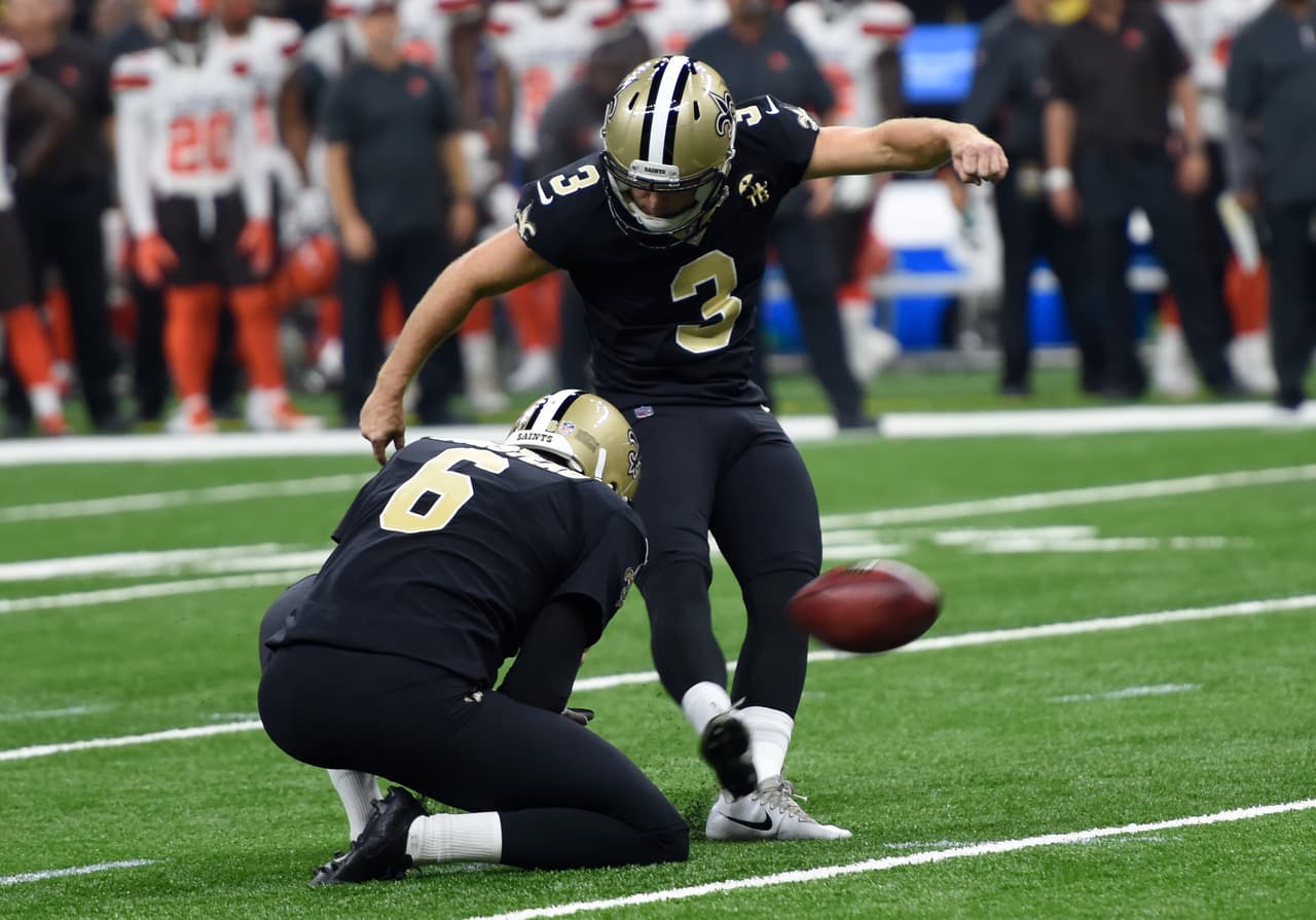 En la siguiente serie ofensiva, los Saints dejaron la mesa servida para que Wil Lutz pateara su segundo gol de campo del día, un intento de 44 yardas, para adelantar 21-18.