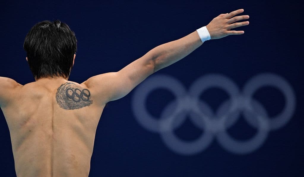 Woo Haram, clavadista de Corea del Sur.