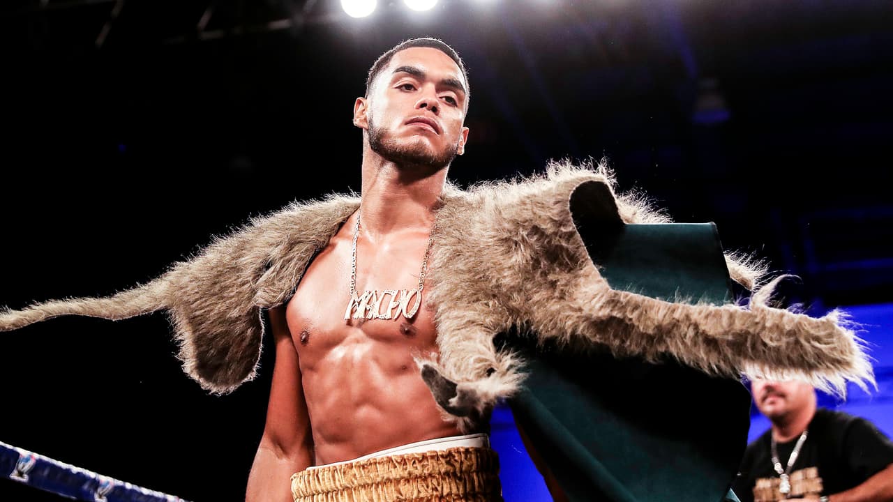 Christitan ÒMachoÓ Camacho is seen as he enters the ring for his fight against Hector Gonzalez during a Telemundo boxing match at Osceola Heritage Park on Friday, July 20, 2018 in Kissimmee, Florida. (Alex Menendez via AP)