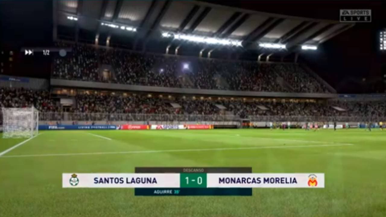 Santos falló un penal y el empate a un gol pone en peligro su clasificación a la Fiesta Grande del futbol virtual.