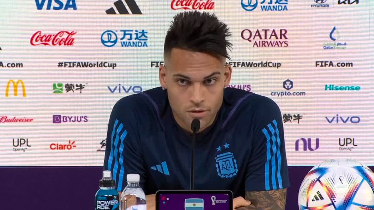 Lautaro Martínez ve partido contra México como una Final
