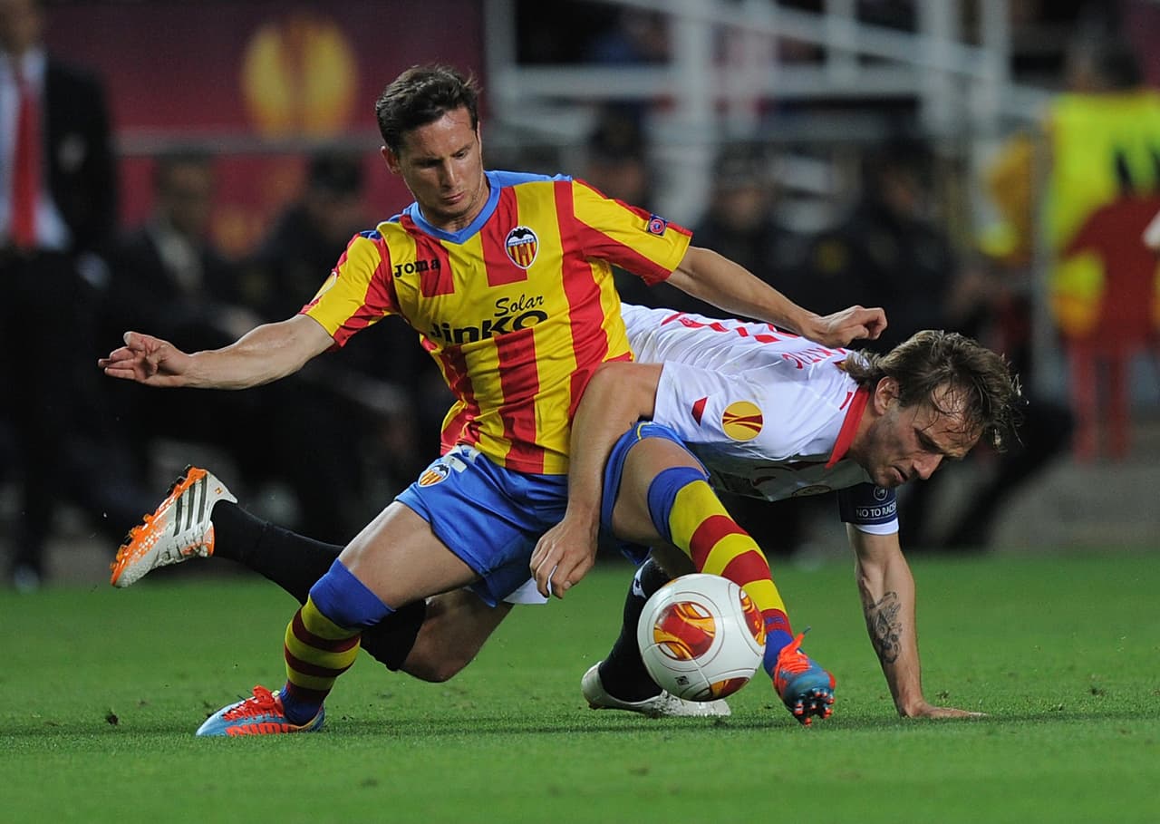 Ivan Rakitic erró contra Valencia el 16 de febrero de 2014 en la atajada 16 de Alves.