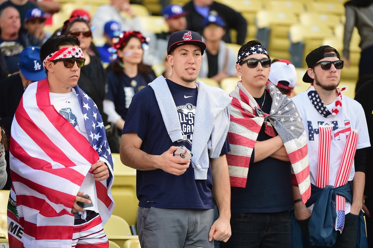 La afición, en su mayoría estadounidense, estaba lista para disfrutar de la Gran Final.