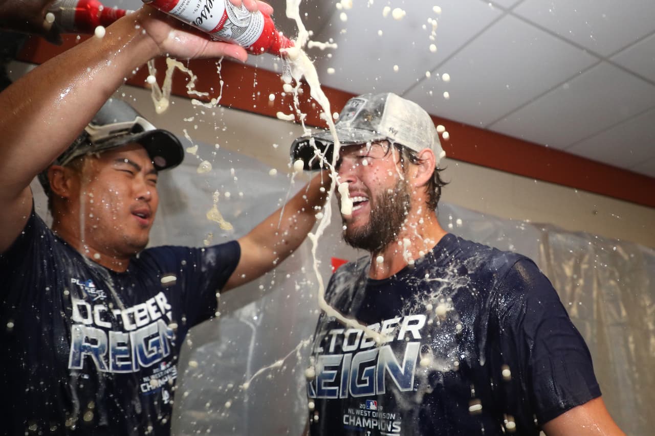 Los Dodgers ganaron, por séptimo año consecutivo, el título divisional del Oeste en la Liga Nacional.
<br>