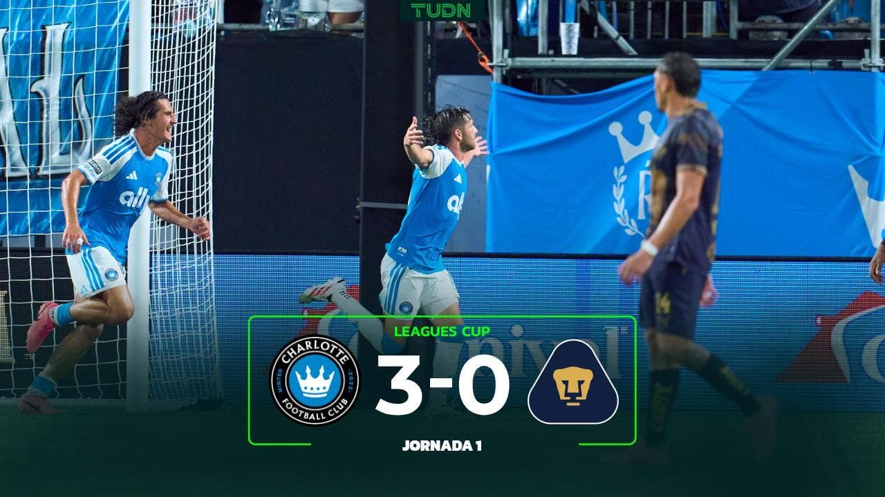 Charlotte derrota a Pumas en su primer partido de la Leagues Cup