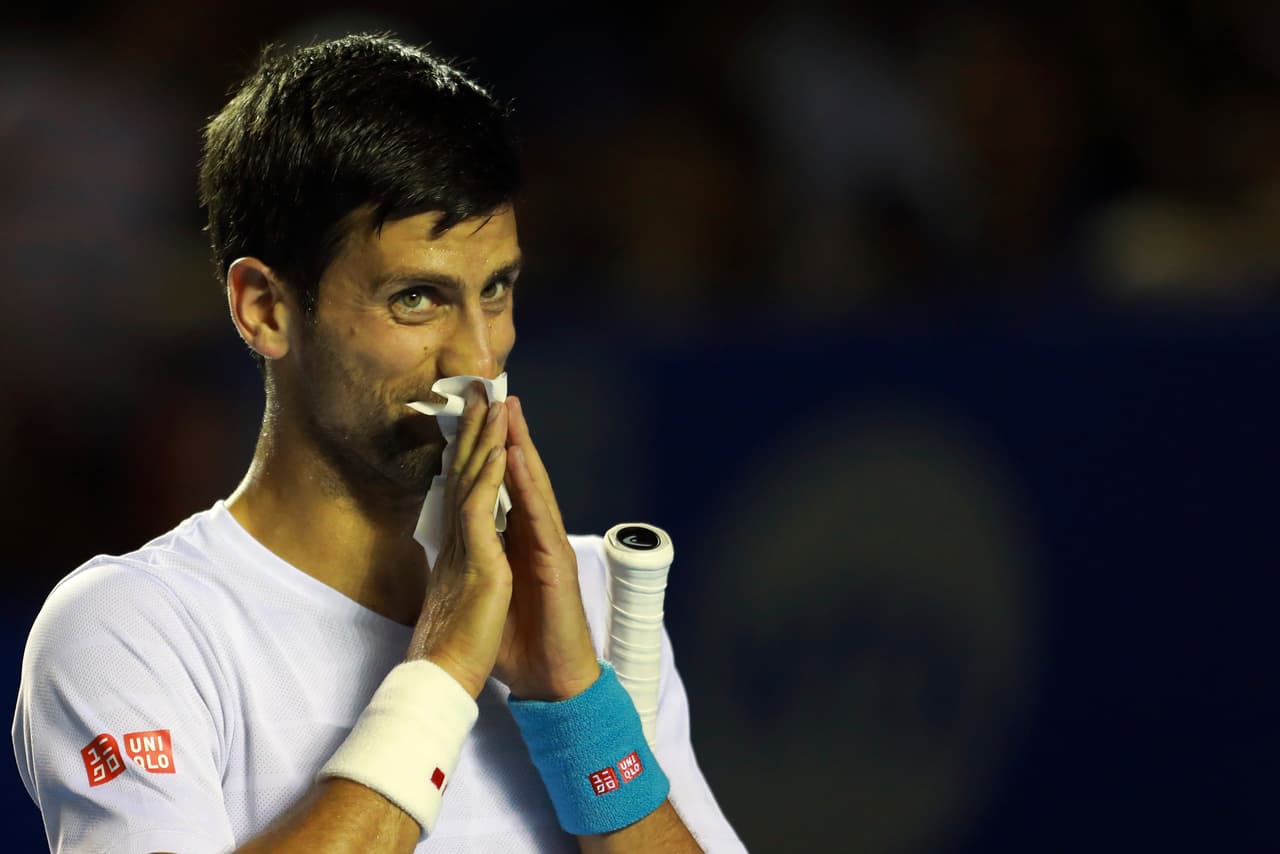 Djokovic, quien llegó esta tarde al balneario del Pacífico mexicano, se mostró sonriente, relajado, bromista y muy conectado con el público local, unos 3.000 aficionados que se metieron a presenciar el entrenamiento.