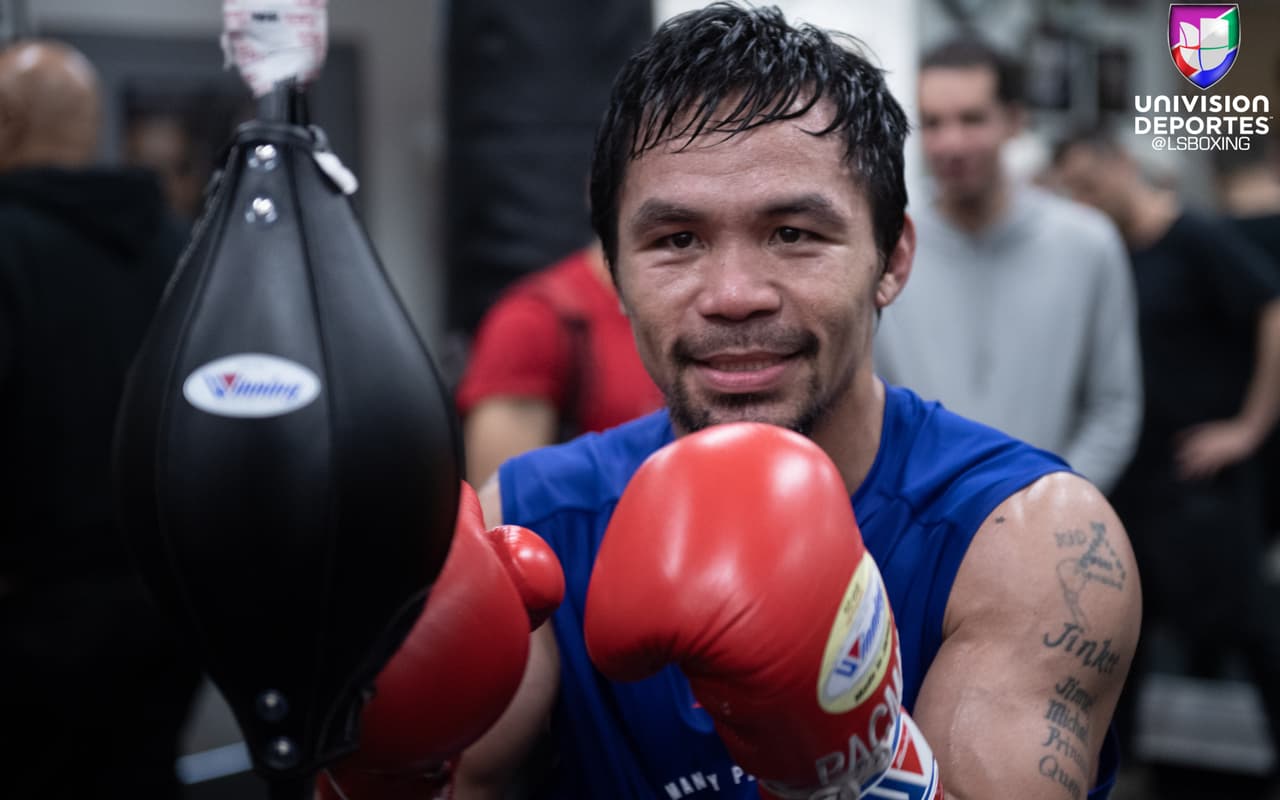 Manny Pacquiao y Adrien Broner se enfrentarán el sábado 19 de enero en el MGM Grand de Las Vegas por la faja AMB wélter del filipino.